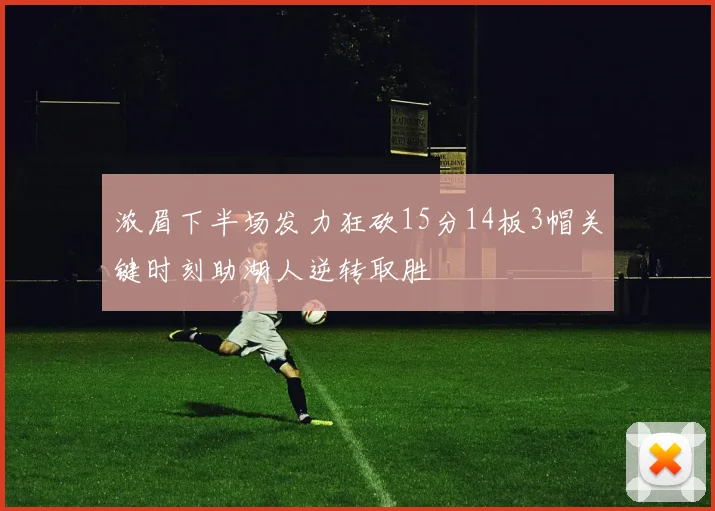 浓眉下半场发力狂砍15分14板3帽关键时刻助湖人逆转取胜